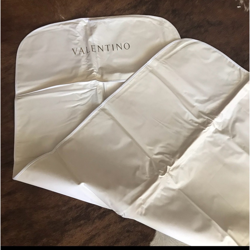 Authentic VALENTINO Long Garment Bag 54". Made from heavyweight ballistic nylon.